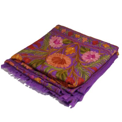 Hand Embroidered Women Cashmere Shawl