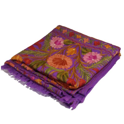 Hand Embroidered Women Cashmere Shawl