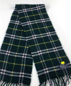 Thick Cashmere Wool Pure Check Muffler