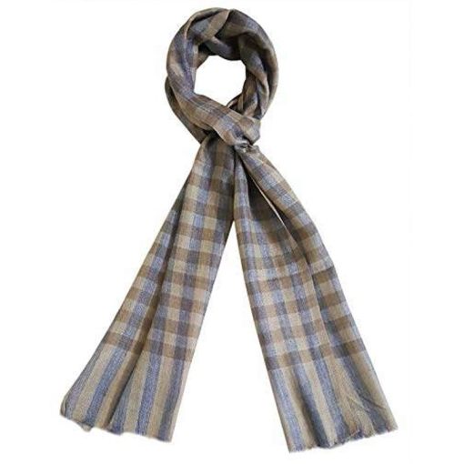 Genuine Exclusive Cashmere Check Muffler