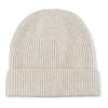 White Cashmere Knitted Beanie