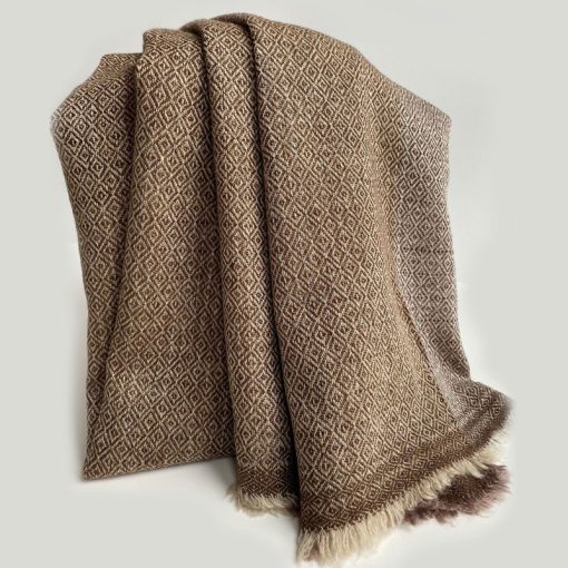 Lightweight Diamond Cashmere Shawl Scarf Stole
