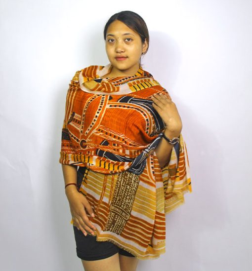 Digital Print Exclusive Cashmere Ring Shawls