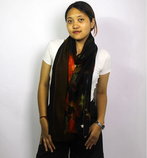 Digital Print Exclusive Cashmere Ring Shawls