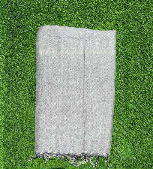 Fair Trade Gray Yak Wool Shawl