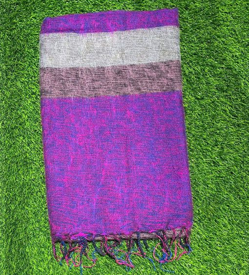 High Quality Purple Yak Wool Scarf