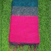 Pink Colored Unisex Yak Wool Scarf