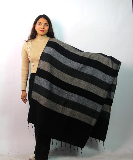 Handcrafted Luxury Yak Wool Shawl