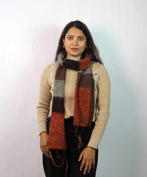 Yak Wool Muffler Made in Nepal