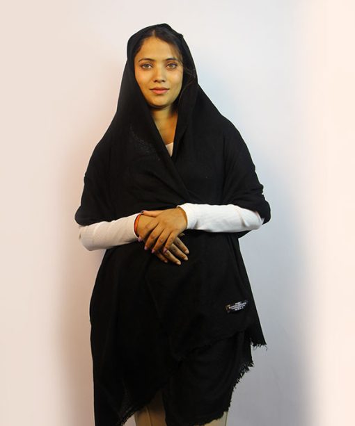 Exclusive Black Cashmere Stole