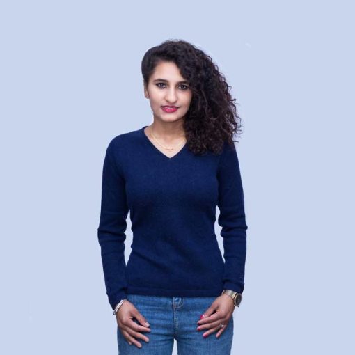 50% Cashmere 50% Wool Ladies Sweater
