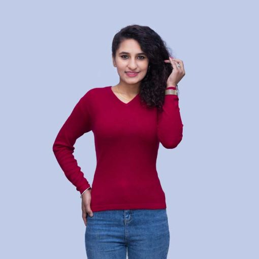 50% Cashmere 50% Wool Ladies Sweater