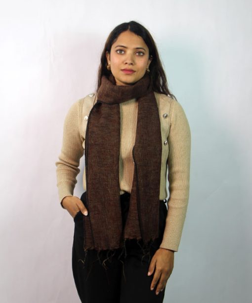 Yak Wool Muffler Made in Nepal