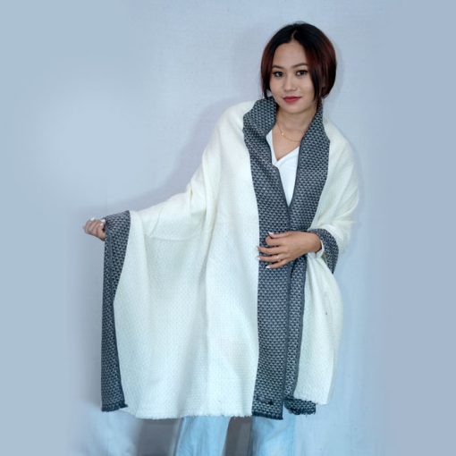 Herringbone Cashmere Shawl