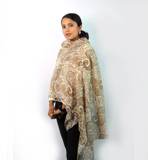 Exclusive Nepali Cashmere Printed Shawls