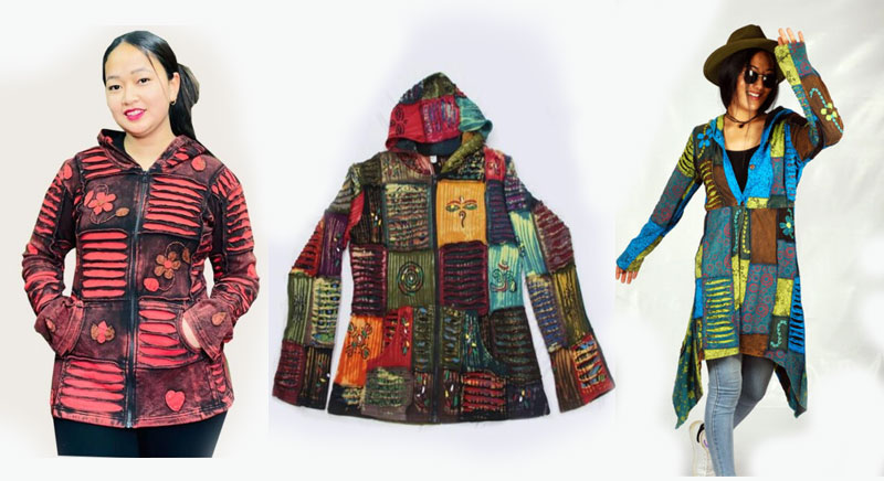 Hippie Cotton Jackets Wholesale from Nepal