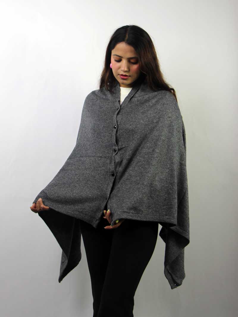 two-in-one-cashmere-poncho-06 Ultra Soft Premium Cashmere Wrap